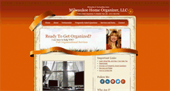 Desktop Screenshot of milwaukeehomeorganizer.com